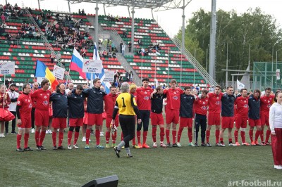 Photo: The first day of the Festival “Art-football”–2017